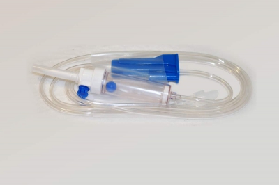 Система для інфузії з повітряною вентиляцією та кулькою (Lux)