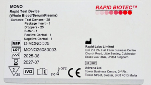 Швидкий тест для визначення Мононуклеозу